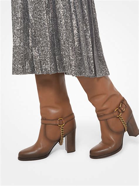 boots gold weiss michael kors|Michael Kors burnished boots.